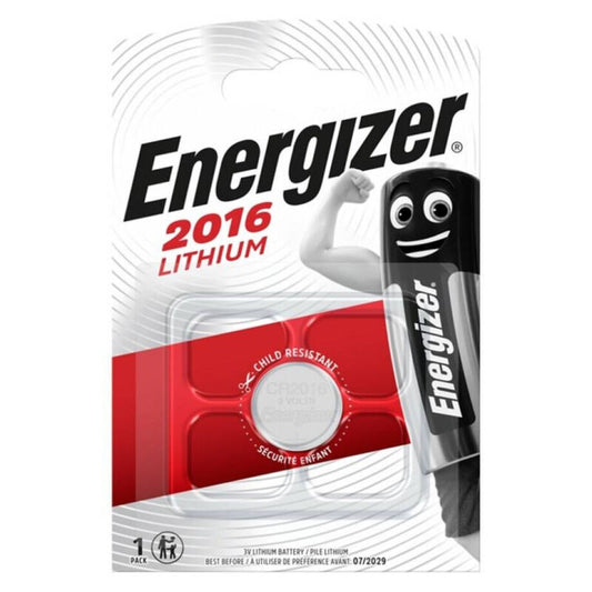 ENERGIZER - LITHIUM BUTTON BATTERY CR2016 3V BLISTER*1