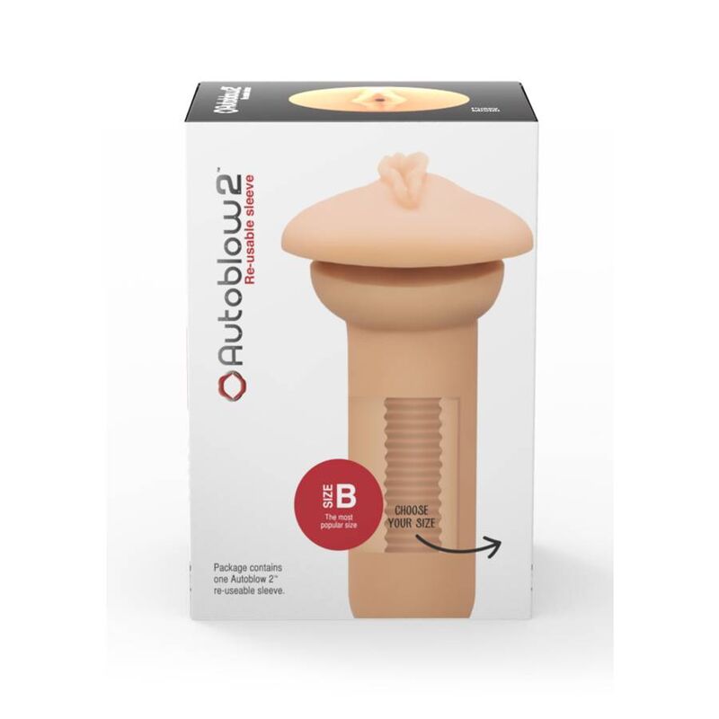 AUTOBLOW - VAGINA SLEEVE 2+ SIZE B