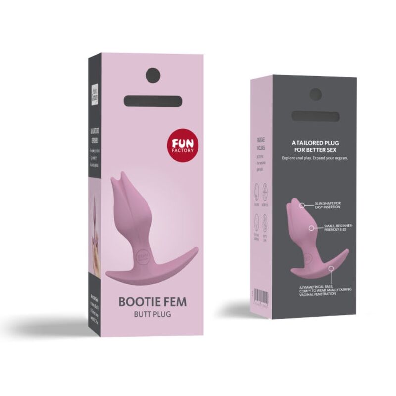 FUN FACTORY - BOOTIE FEM PLUG ANAL FEMININO ROSA