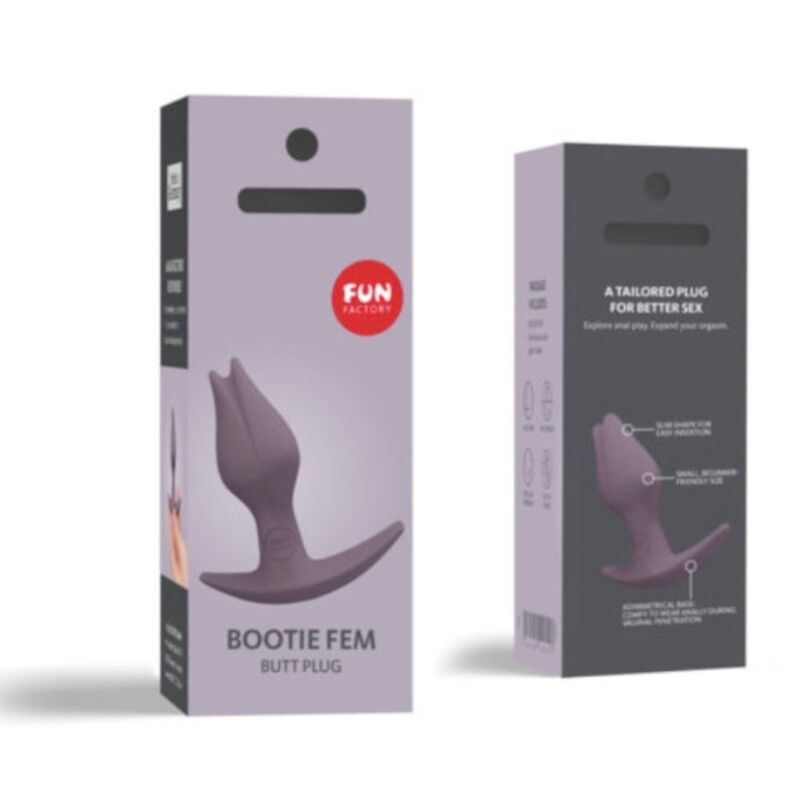 FUN FACTORY - BOOTIE FEM BUTT ANAL PLUG FEMININO ESCURO TAUP