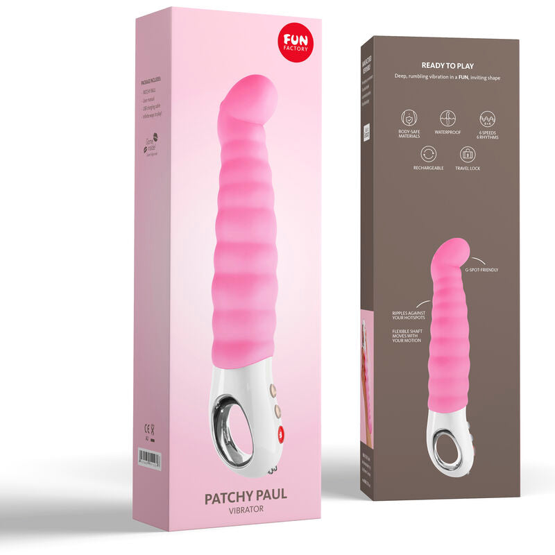 FUN FACTORY - VIBRADOR PATCHY PAUL G5 PONTO G CANDY ROSE