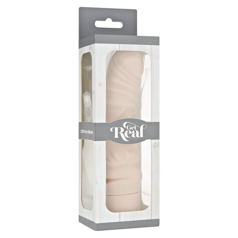 SEJA REAL - MINI VIBRADOR CLÁSSICO PONTO G NATURAL