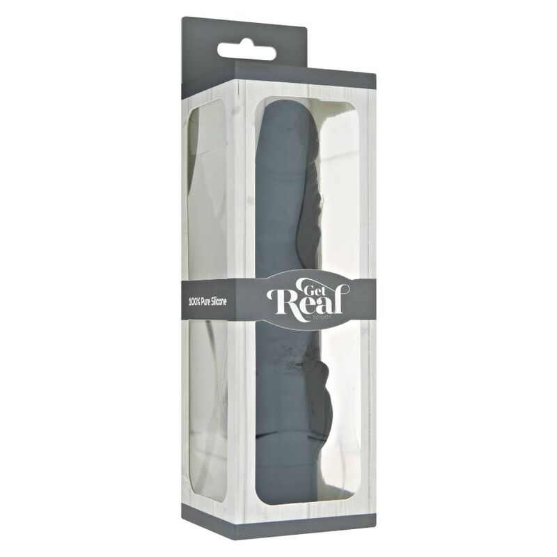 GET REAL - CLASSIC STIM BLACK VIBRATOR