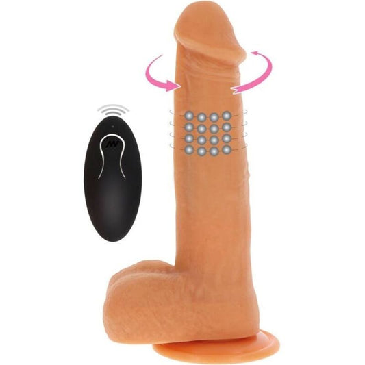 GET REAL - NATURAL ROTATING BALL VIBRATING DILDO