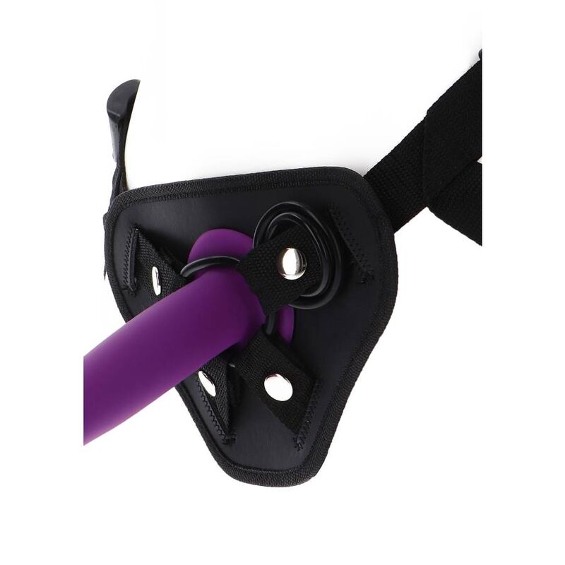 SEJA REAL - ARNÊS DELUXE COM STRAP-ON PRETO