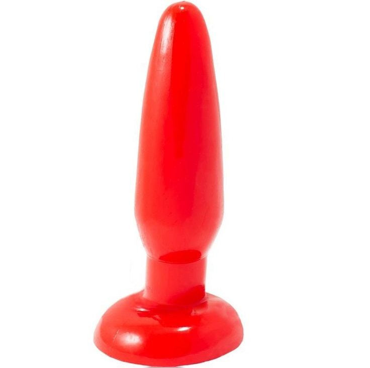 DANCE - PLUG ANAL VERMELHO PEQUENO 15 CM