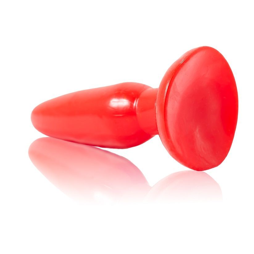 DANCE - PLUG ANAL VERMELHO PEQUENO 15 CM