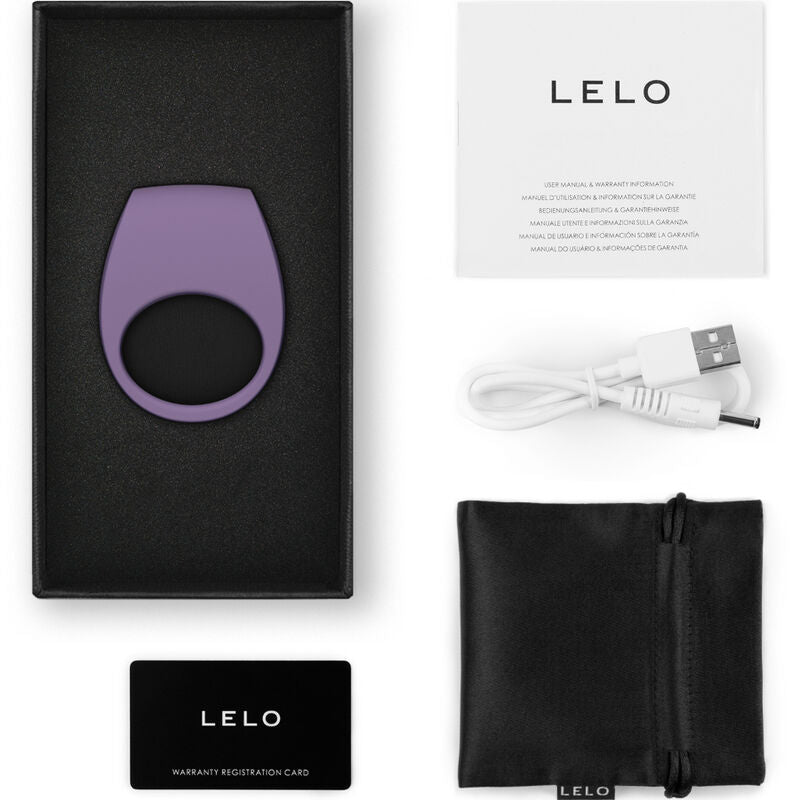 LELO - ANEL VIBRATÓRIO TOR 3 PRETO