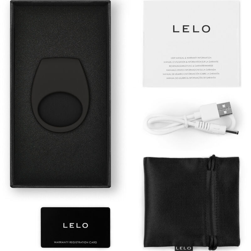 LELO - ANEL VIBRATÓRIO TOR 3 PRETO