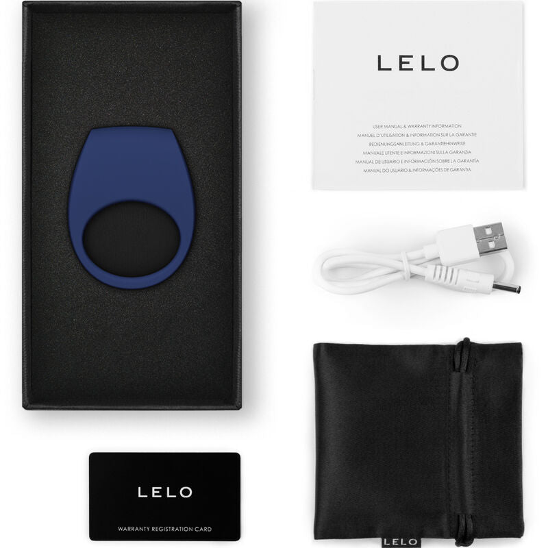 LELO - ANEL VIBRATÓRIO TOR 3 PRETO