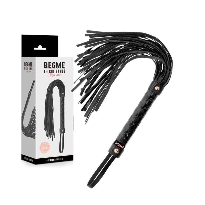 BEGME - BLACK EDITION VEGAN LEATHER WHIP