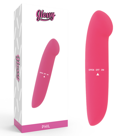 GLOSSY - VIBRADOR PHIL PINK