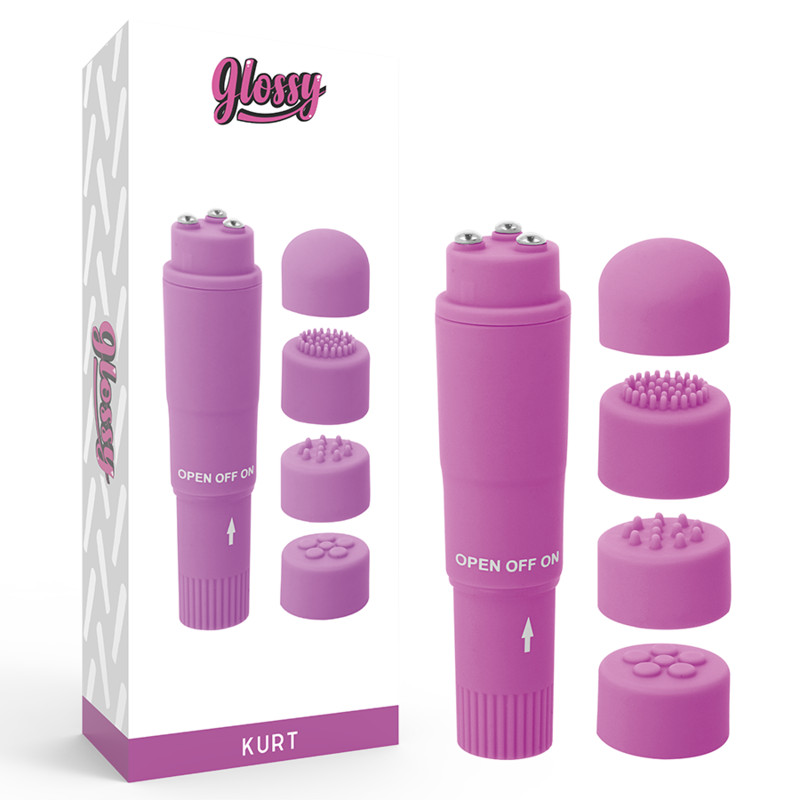 GLOSSY - MASSAGEADOR KURT DE BOLSO LILAC