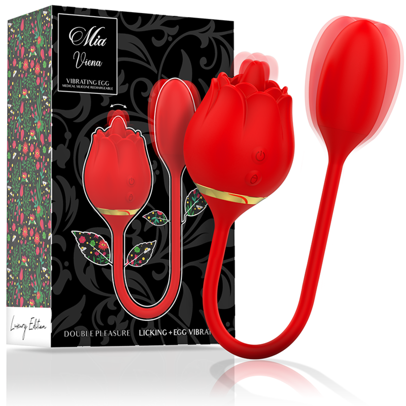 MIA - VIENA DOUBLE PLEASURE LICKING + VIBRATING EGG