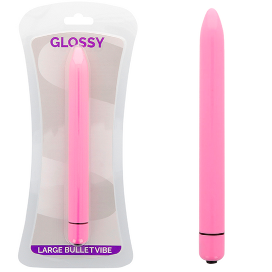 GLOSSY - SLIM INTENSE PINK VIBRATOR