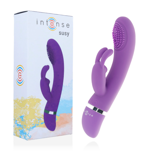 INTENSE - SUSY OSCILLATING VIBRATOR SILICONE RABBIT LILAC