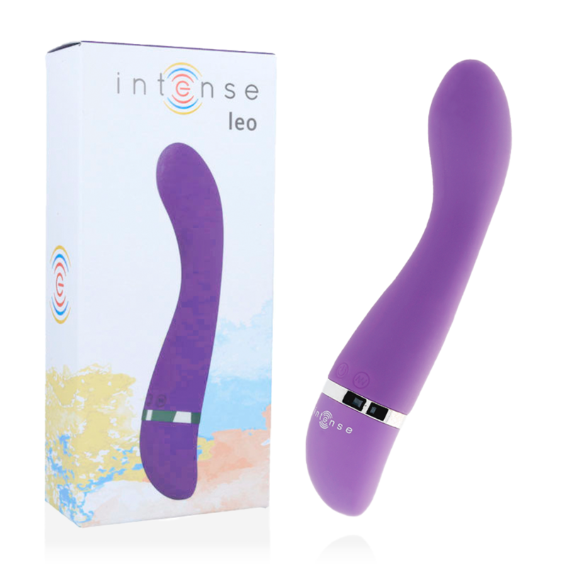 INTENSO - VIBRADOR LEO LILÁS SILICONE LUXE