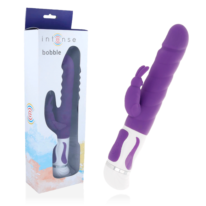 INTENSO - VIBRADOR ROTATIVO DE SILICONE LILÁS BOBBLE