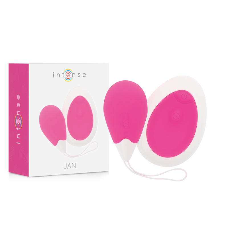 INTENSO - JAN OVO VIBRANTE CONTROLE REMOTO ROSA