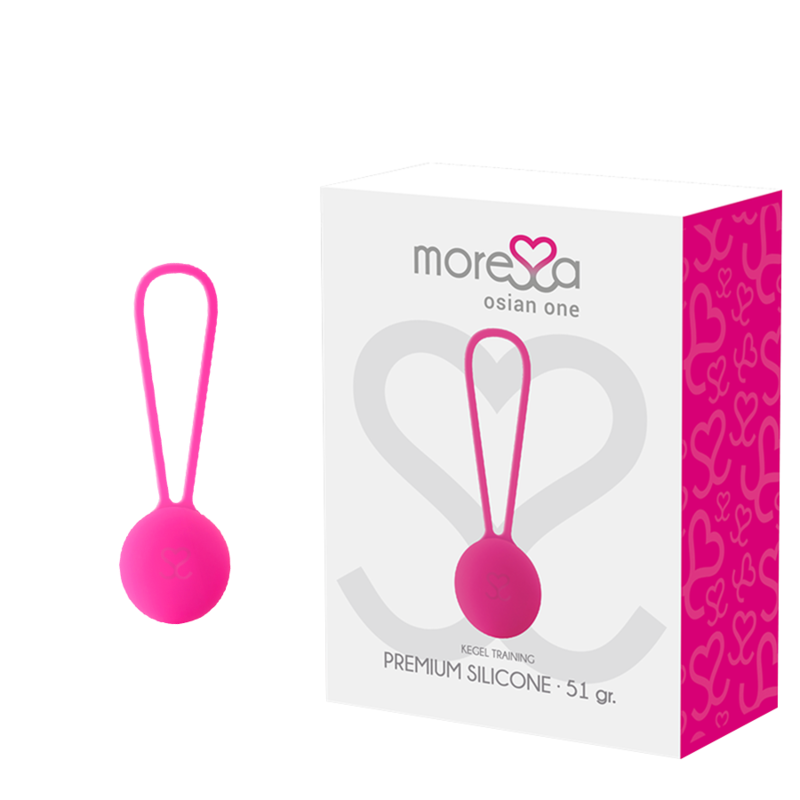 MORESSA - OSIAN ONE TREINAMENTO DO PISO PÉLVICO 51gr PREMIUM SILICONE ROSA