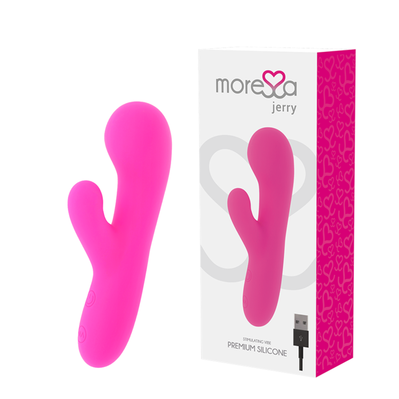 MORESSA - JERRY CLIP VIBRATOR GY SPOT CLITORIS PREMIUM SILICONE RECHARGEABLE