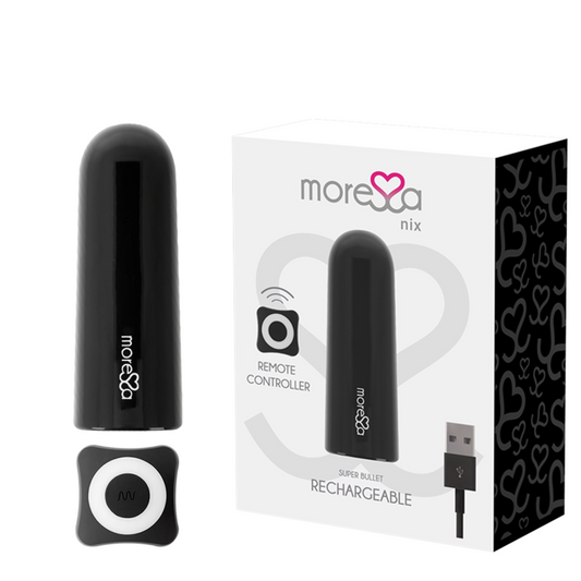 MORESSA - NIX PODEROSO MULTI-JOGOS VIBRADOR CONTROLE REMOTO PRETO