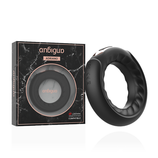 ANBIGUO - ANEL VIBRATÓRIO ADRIANO COMPATÍVEL COM TECNOLOGIA WIRELESS WATCHME