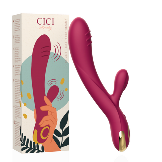 CICI BEAUTY - VIBRADOR DE COELHO DE SILICONE PREMIUM