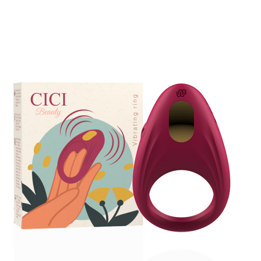 CICI BEAUTY - ANEL VIBRATÓRIO DE SILICONE PREMIUM