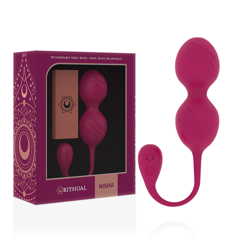 RITUAL - BOLAS KEGEL VIBRATÓRIAS RECARREGÁVEIS NISHA ORCHID