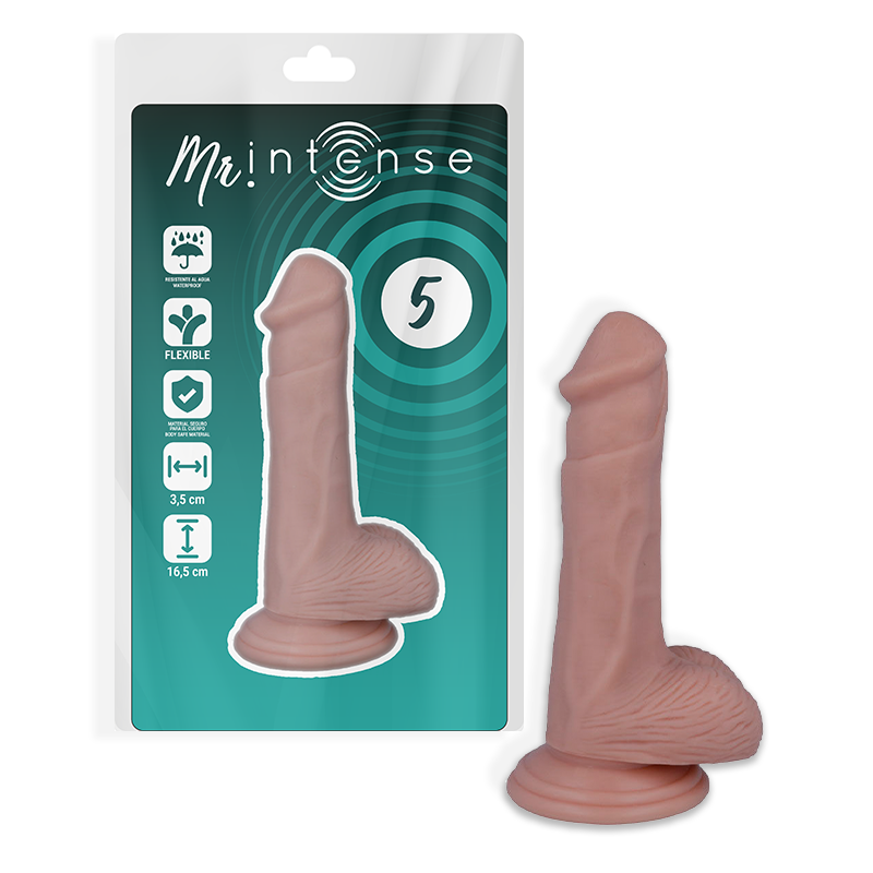 MR INTENSE - 5 PÊNIS REALISTAS 16,5 CM -OU- 3,5 CM