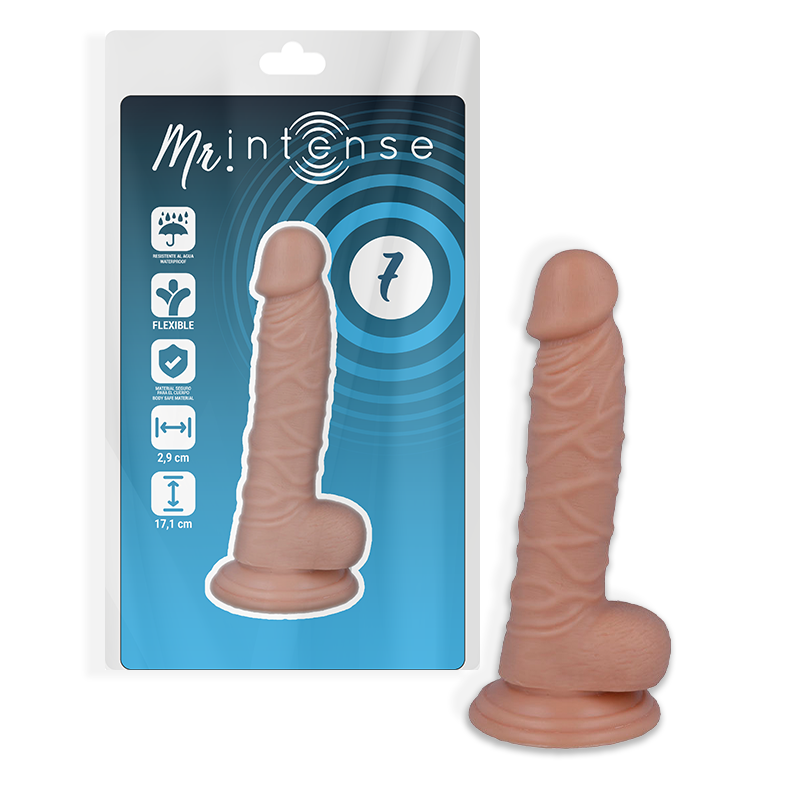 MR INTENSE - 7 PÊNIS REALISTAS 17,1 CM -OU- 2,9 CM