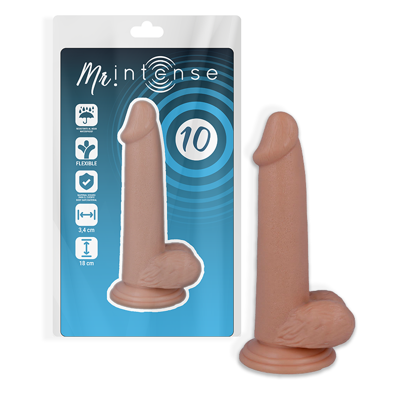 MR INTENSE - 10 PÊNIS REALISTAS 18 CM -OU- 3,4 CM