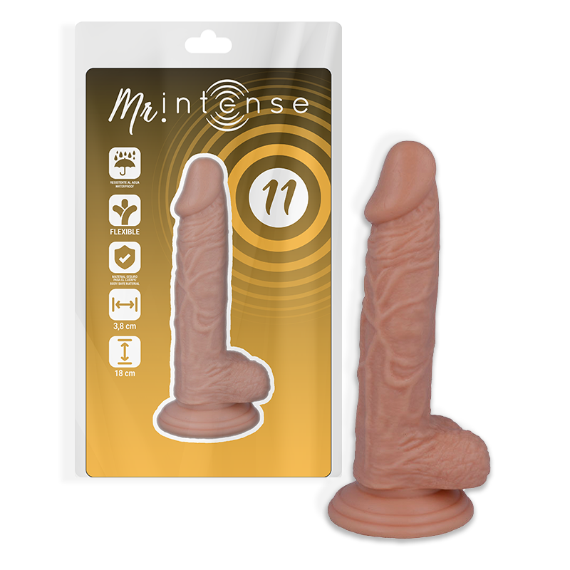 MR INTENSE - 11 PÊNIS REALISTA 18 CM -OU- 3,8 CM