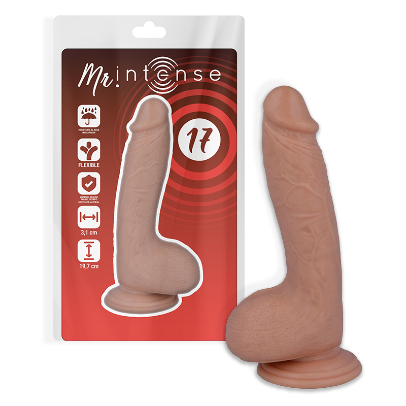 MR INTENSE - 17 PÊNIS REALISTA 19,7 CM -OU- 4,1 CM