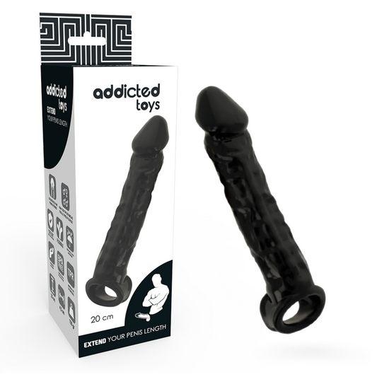 ADDICTED TOYS - EXTENSOR DE PÊNIS PRETO