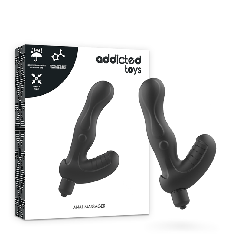 ADDICTED TOYS - P-SPOT VIBE SILICONE ANAL PROSTATE STIMULATOR