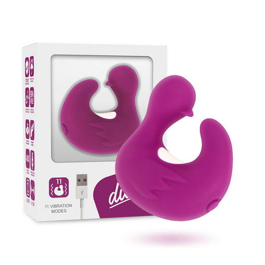 COVERME - DUCKYMANIA DEDAL DE PATO ESTIMULANTE DE SILICONE RECARREGÁVEL