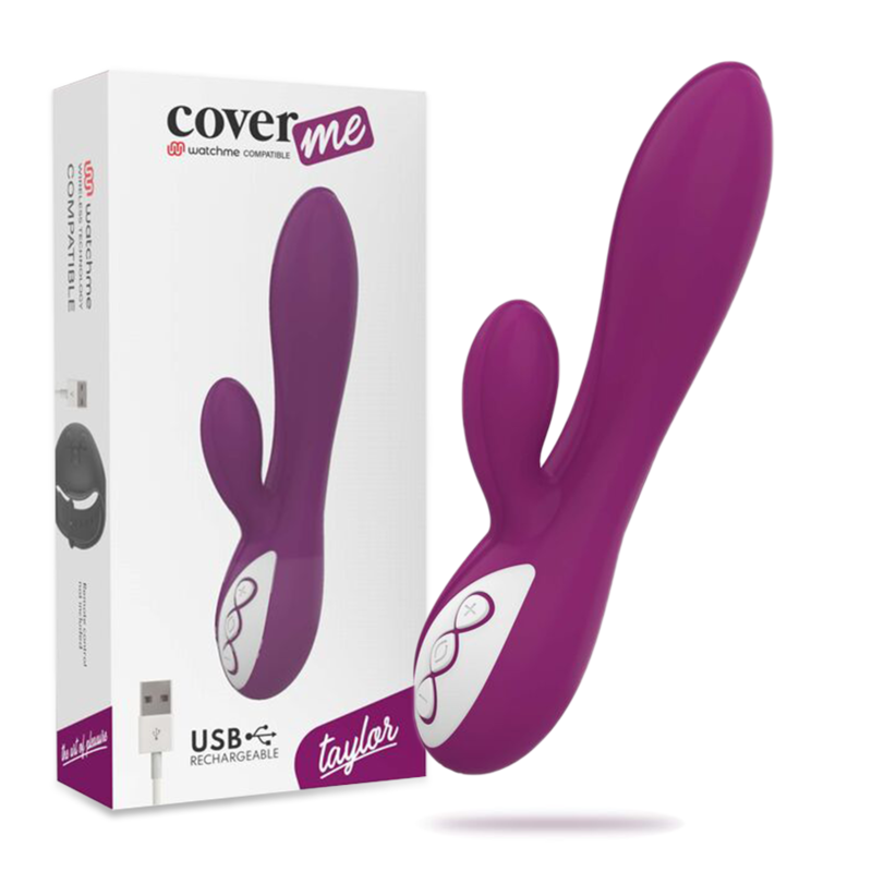 COVERME - VIBRADOR TAYLOR COMPATÍVEL COM TECNOLOGIA WIRELESS WATCHME