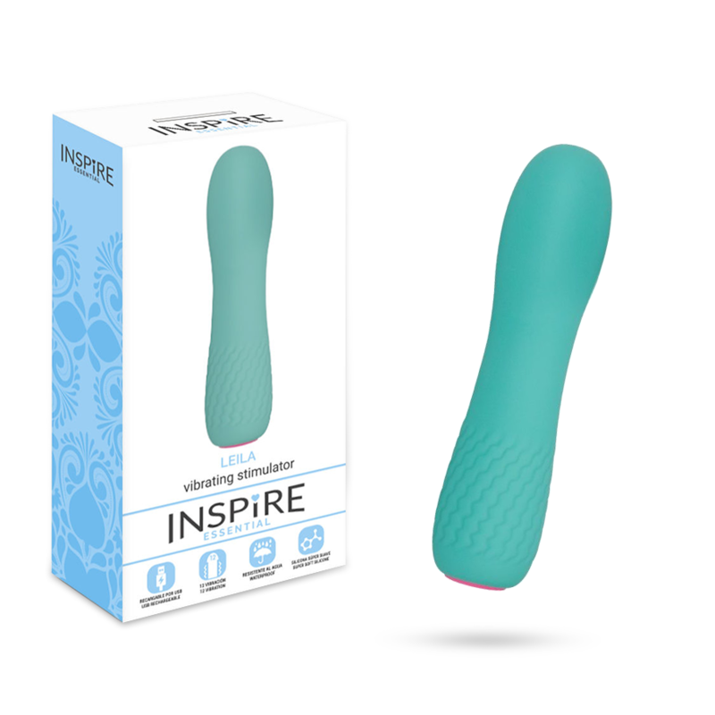 INSPIRE ESSENTIAL - VIBRADOR LEILA TURQUESA