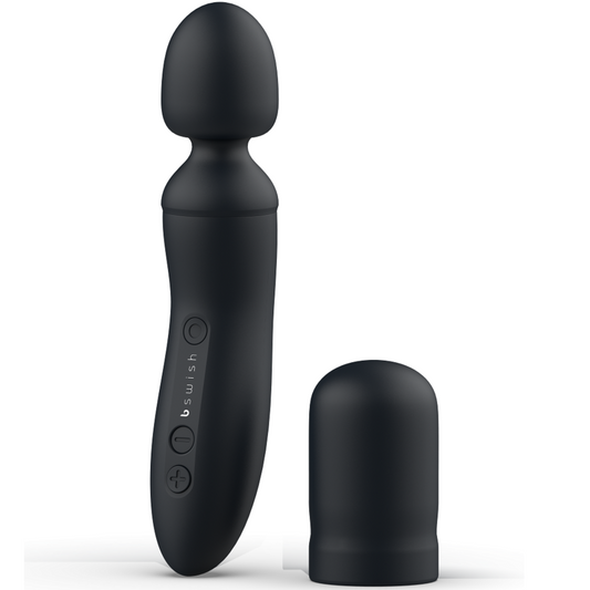 B SWISH - VIBRADOR BTHRILLED WAND PREMIUM PRETO