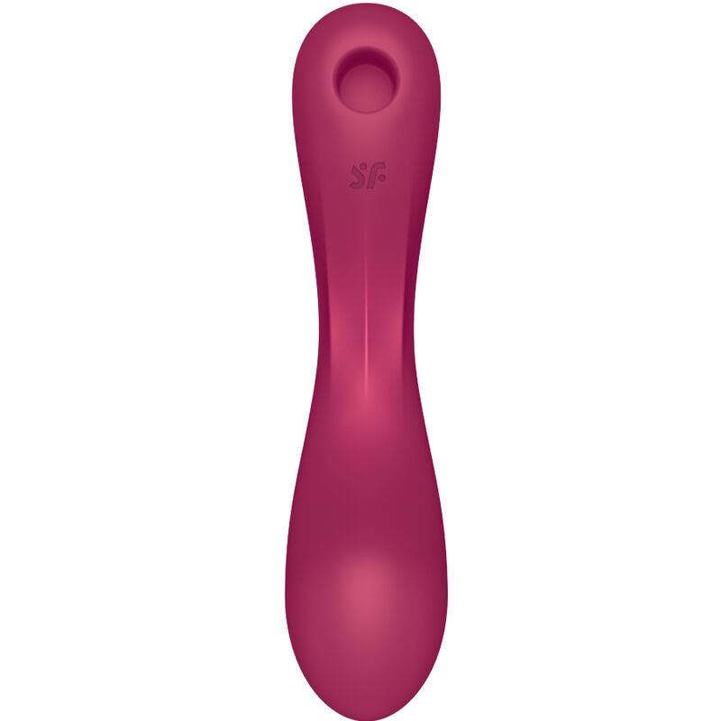 SATISFYER - CURVE TRINITY 1 AIR PULSE VIBRATION RED