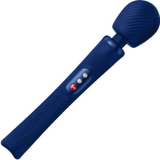 FUN FACTORY - VIM WAND RUMBLE VIBRADOR DE SILICONE RECARREGÁVEL AZUL MEIA-NOITE