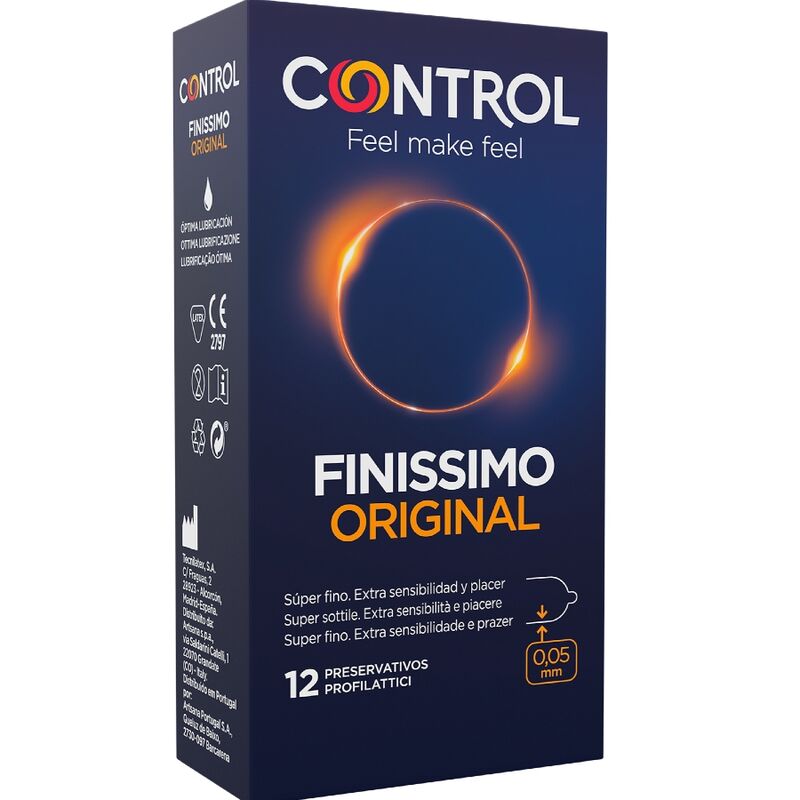 CONTROL - PRESERVATIVOS FINISSIMO 12 UNIDADES