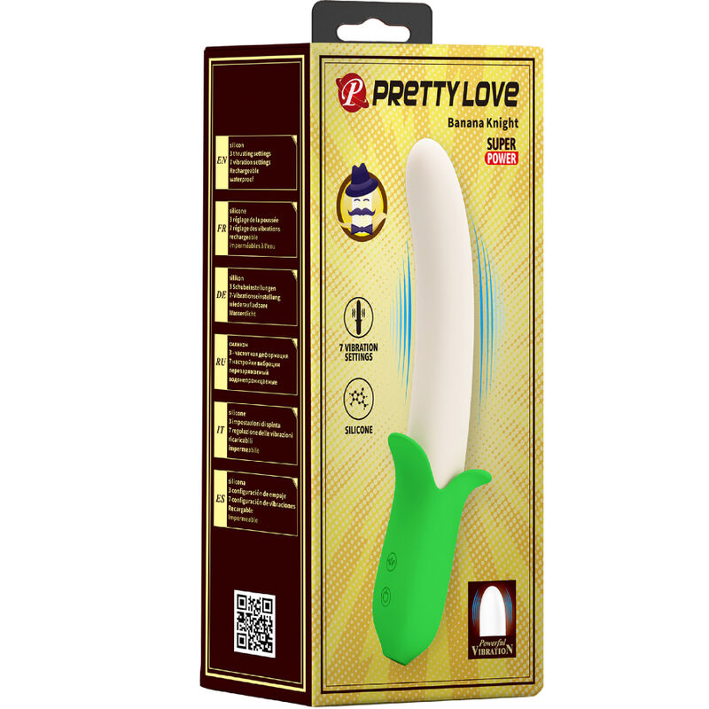 PRETTY LOVE - BANANA KNIGHT SUPER POWER 7 VIBRAÇÕES SILICONE