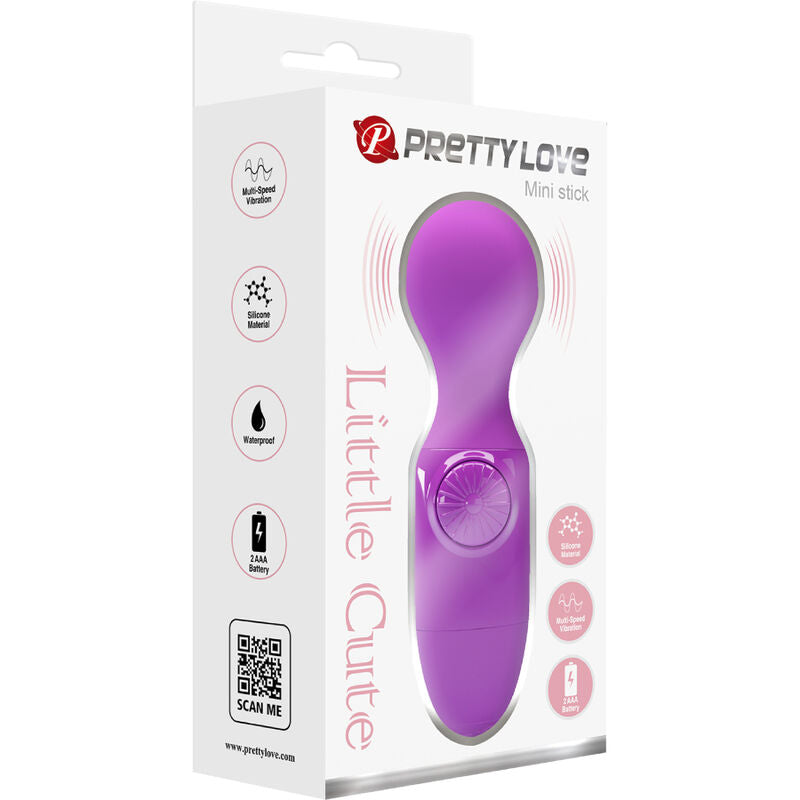 PRETTY LOVE - MINI MASSAGEADOR PESSOAL ROXO