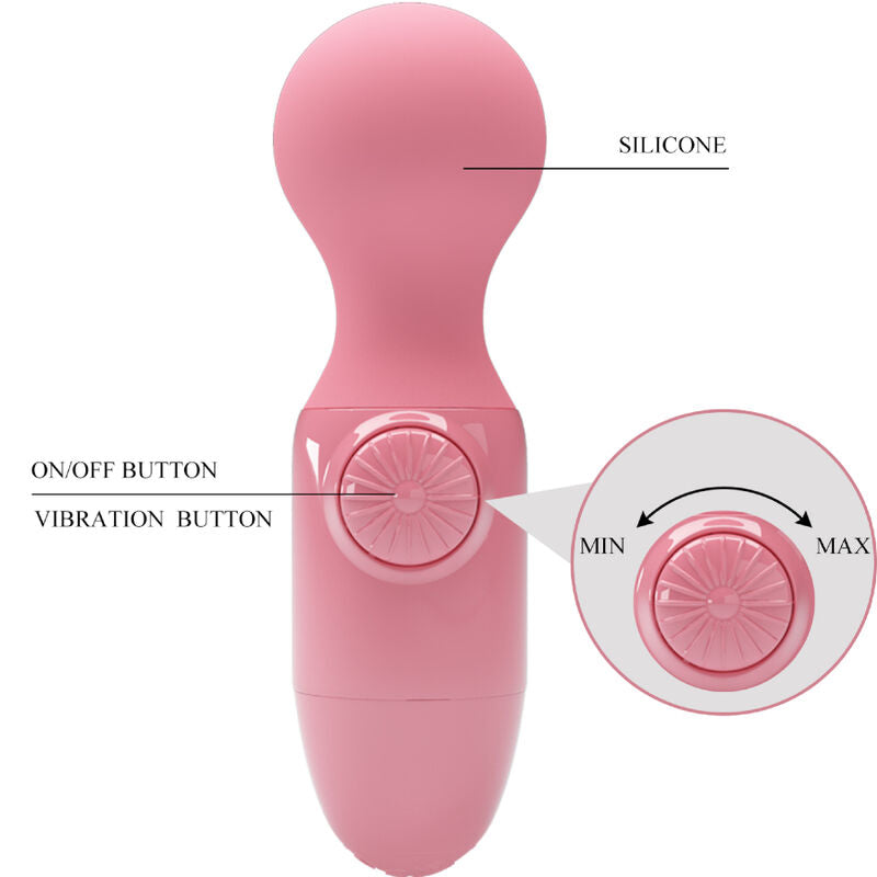 PRETTY LOVE - MINI MASSAGEADOR PESSOAL ROSA