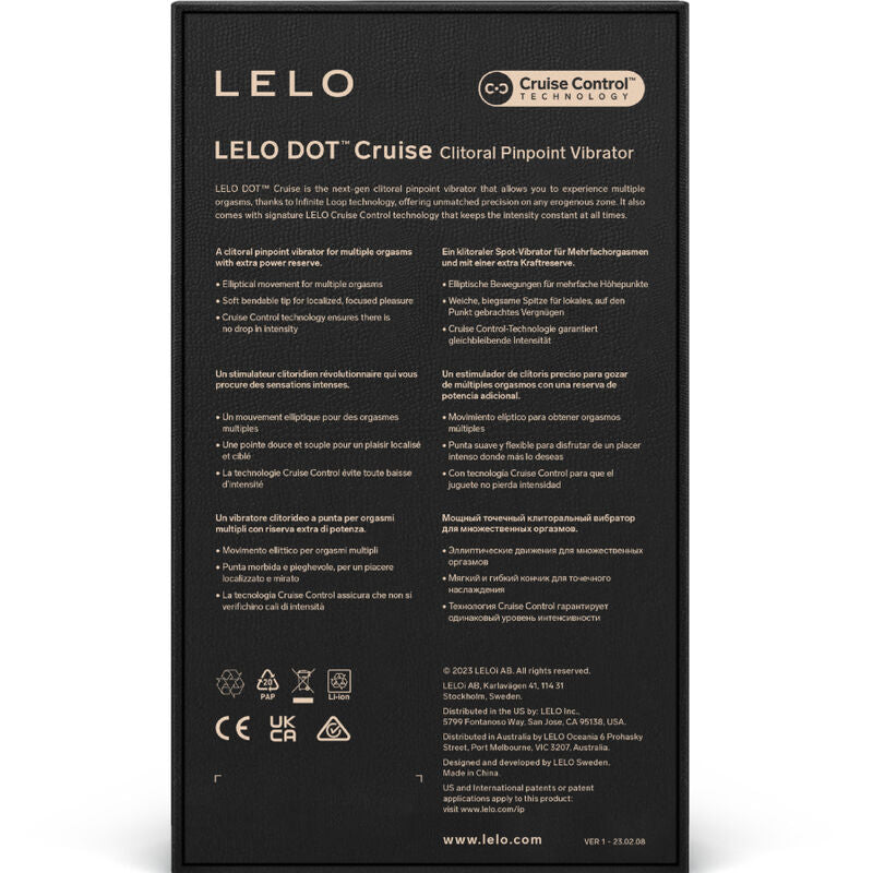 LELO - DOT CRUISE ESTIMULADOR DE CLÍTORIS NARANJA OCRE