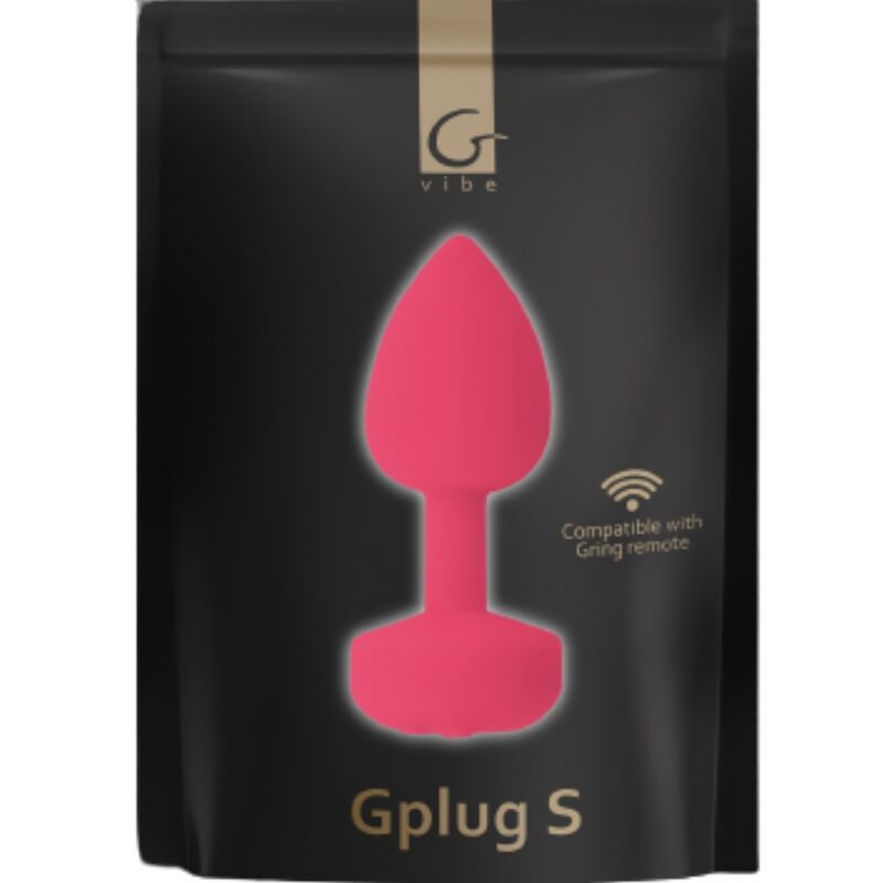 G-VIBE - FUNTOYS GPLUG VIBRADOR ANAL RECARREGÁVEL PEQUENO NEON ROSA 3CM