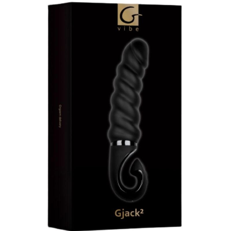 G-VIBE - G-JACK 2 - DILDO VIBRATÓRIO PRETO